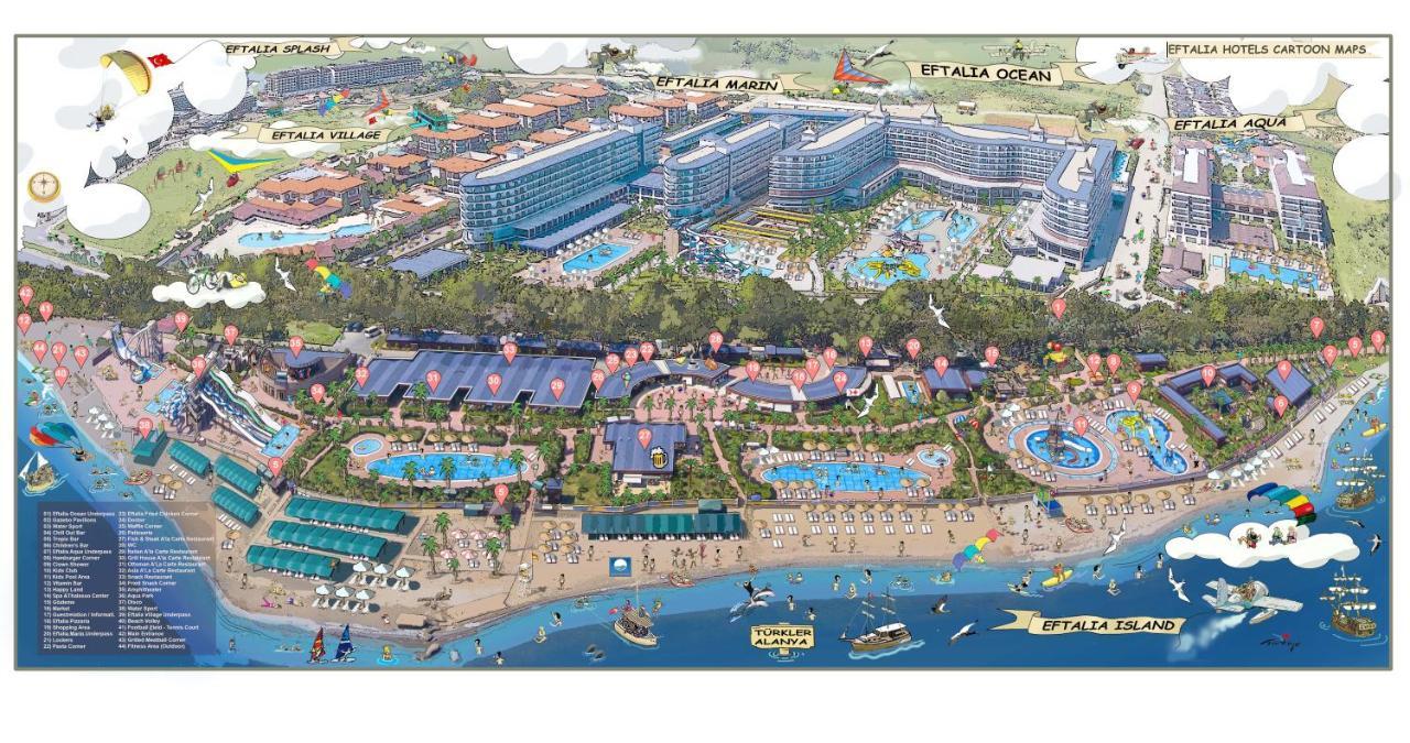 Eftalia Aqua Resort Konaklı Екстериор снимка